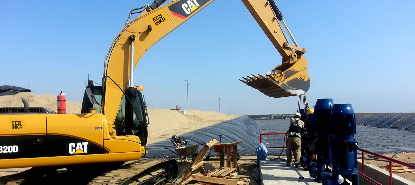 Saneamiento: Construcción de reservorio de agua, construcción de canales de irrigación, drenaje y otros. 